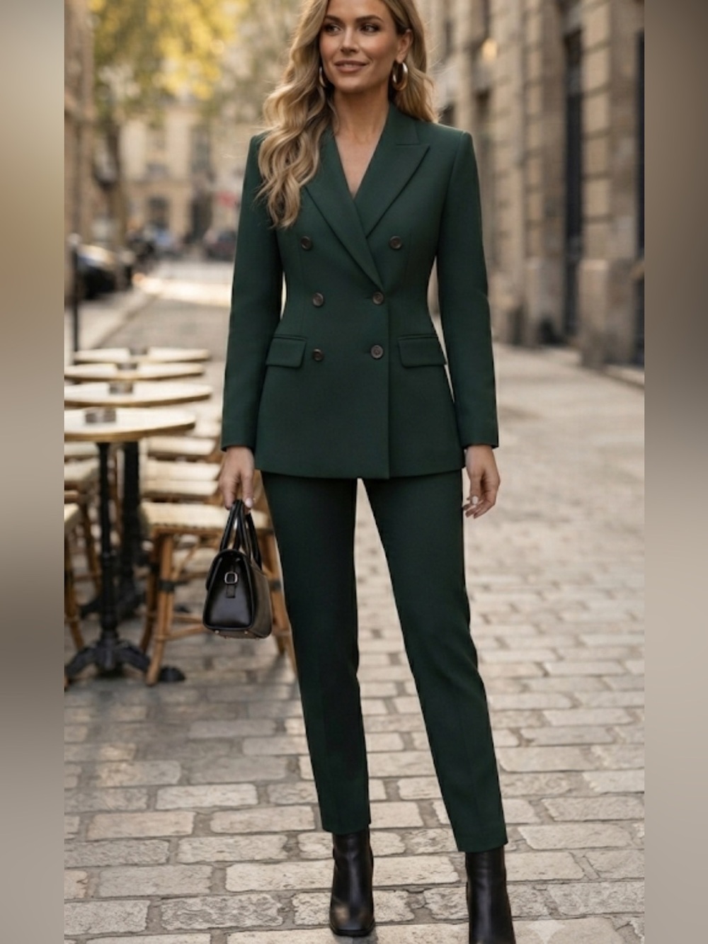 New Polo by Ralph Lauren Dark Green Women's Blazer size 2 - Picture 6 of 16